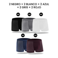 2x Negro + 2x Blanco + 2x Azul + 2x Gris + 2x Rojo